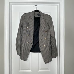 Blazer with gold buttons